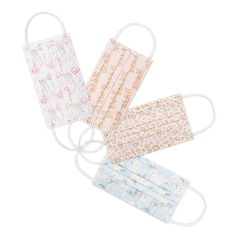 Breathable Cartoon Disposable Children Face Mask Three Layer Dustproof